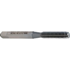 1.5 × 4 × 2.3 × 50 mm 2 Flute 0.5mm C/R Carbide End Mill-Plain Shank - Exact Industrial Supply