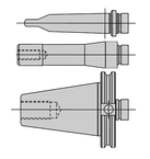 4MT x 7/8-20 Thread Tapping Attachment Shank - Apex Tool & Supply