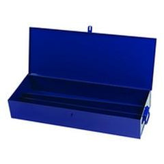 30-1/4 x 8-1/8 x 4-3/4" Blue Toolbox - Apex Tool & Supply