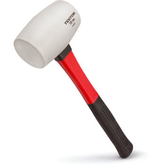 Tekton 16 Oz. White Rubber Mallet Fiberglass Handle - Apex Tool & Supply