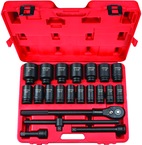 Tekton 22-Pc. 3/4" Dr Deep Impact Socket Set (Sae) - Apex Tool & Supply