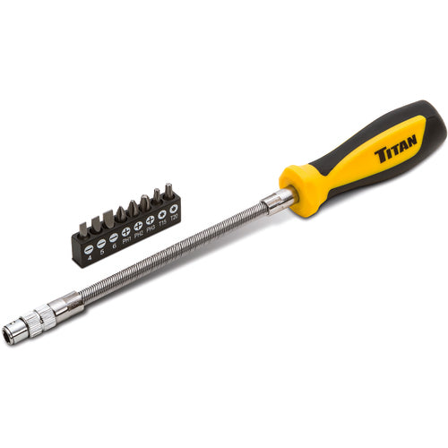 9 Piece Flexible Driver and Bit Set - Apex Tool & Supply