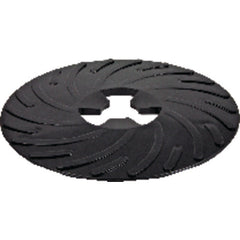 3M Disc Pad Face Plate Ribbed 81733 5″ Hard Black - Apex Tool & Supply