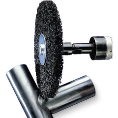 Scotch-Brite Clean and Strip Disc CS-DC SiC Extra Coarse 4″ × 1/2″ - Apex Tool & Supply