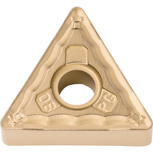 TNMG 333 PG PV730, 3/64″ Corner Radius, 3/16″ Thick, 3/8″ Inscribed Circle, TiAlN/TiN, 60 Degree Triangle, Turning Indexable Insert