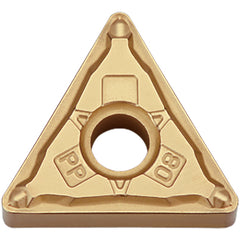 TNMG 3305 PP PV730, 0.008″ Corner Radius, 3/16″ Thick, 3/8″ Inscribed Circle, TiAlN/TiN, 60 Degree Triangle, Turning Indexable Insert