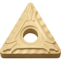 TNMG 331 XP PV90, 1/64″ Corner Radius, 3/16″ Thick, 3/8″ Inscribed Circle, TiN, 60 Degree Triangle, Turning Indexable Insert