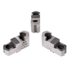 Hard Top Jaws for Scroll Chuck 6" 3-Jaw 3 Pc Set - Apex Tool & Supply