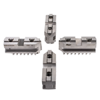 Hard Master Jaws for Scroll Chuck 6" 4-Jaw 4 Pc Set - Apex Tool & Supply