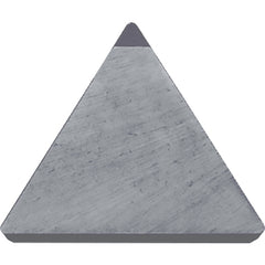 TPG 221 SE KPD001, 1/64″ Corner Radius, 1/8″ Thick, 1/4″ Inscribed Circle, Triangle, Turning Indexable Insert - Exact Industrial Supply