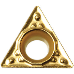TPMT 322 HQ CA6525, 1/32″ Corner Radius, 1/8″ Thick, 3/8″ Inscribed Circle, TiCnulll2O3/TiN, Triangle, Turning Indexable Insert
