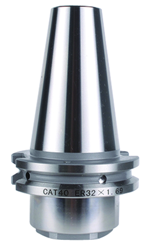 CAT40 x ER32 x 1.69" Balanced G.25 @ 20,000 RPM Coolant thru the spindle and DIN AD+B thru flange capable ER Collet Chuck - Apex Tool & Supply