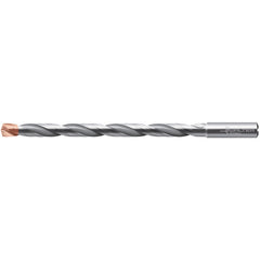 ‎3.9 mm Dia. × 6 mm Shank × 64 mm Flute Length × 102 mm OAL, 140°, 2xD Flute, Coolant Thru, DIN 6535 HA, Round Solid Carbide Drill A6589DPP-3.9 - Exact Industrial Supply