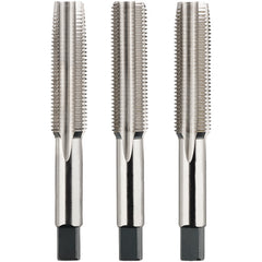 ‎1/4-28 H3 4-Flute High Speed Steel Hand Tap Set-Bright Series/List #2046 - Apex Tool & Supply