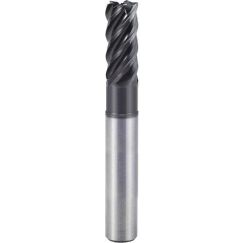 1″ × 1″ × 1 1/4″ × 8″ 5 Flute 0.0600'' C/R Carbide End Mill-Plain Shank - Y-Coating