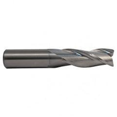 1/2 TuffCut GP 3 Fl Std. Lgth. TiN Coated Center Cutting End Mill - Apex Tool & Supply
