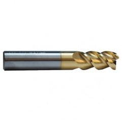 7mm TuffCut SS 3 Fl High Helix TiN Coated Center Cutting End Mill - Apex Tool & Supply