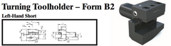 VDI Turning Toolholder - Form B2 (Left-Hand Short) - Part #: CNC86 22.8040 - Apex Tool & Supply