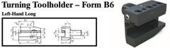 VDI Turning Toolholder - Form B6 (Left-Hand Long) - Part #: CNC86 26.2016 - Apex Tool & Supply