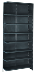 36 x 24 x 85'' (8 Shelves) - Closed Style Add-On Shelving Unit - Apex Tool & Supply