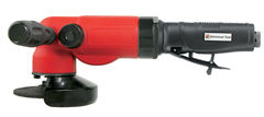 #UT8785-4 - 4" Right Angle - Air Powered Grinder - Side Exhaust - Apex Tool & Supply