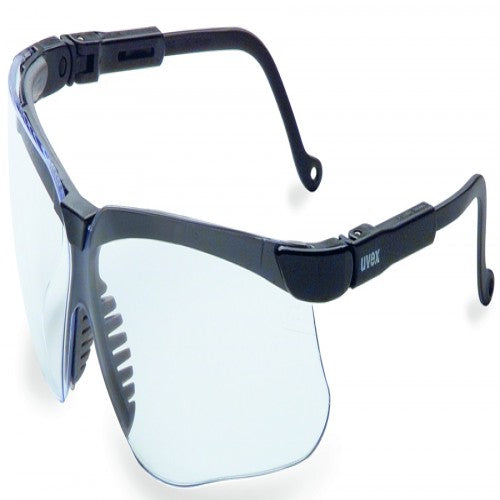 Genesis Black Frame - Clear HydroShieldÆ Anti-Fog Lens Safety Glasses - Apex Tool & Supply