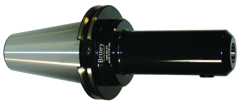 3/4 CAT40 Tru Position - Eccentric Bore Side Lock Adapter with a 4-3/4 Gage Length with Surround Coolant - Apex Tool & Supply