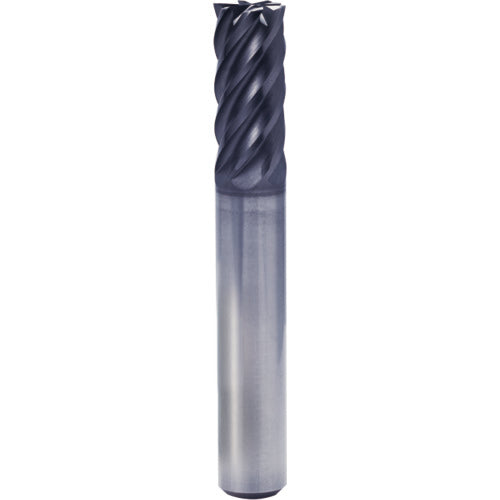 1″ × 1″ × 2 5/8″ × 5″ 6 Flute Square End Carbide End Mill-Plain Shank - Y-Coating - Exact Industrial Supply