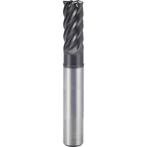 1″ × 1″ × 1 1/4″ × 8″ 6 Flute Square End Carbide End Mill-Plain Shank - Y-Coating - Exact Industrial Supply