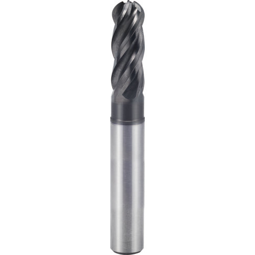 3/4″ × 3/4″ × 1″ × 6″ 4 Flute Square End Carbide End Mill-Plain Shank - Y-Coating