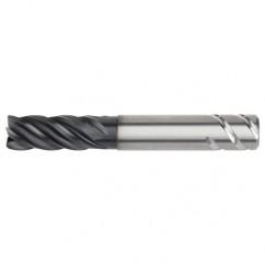 5/8x5/8x1-1/4x2-1/4x4 .030R 5FL Carbide End Mill-Weldon Shank-AlTiN - Apex Tool & Supply