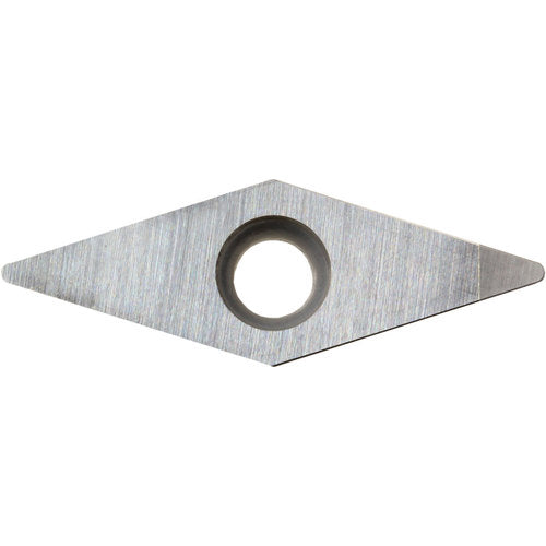 VBGW 221 SET KBN525, 1/64″ Corner Radius, 1/8″ Thick, 1/4″ Inscribed Circle, Diamond, Turning Indexable Insert - Exact Industrial Supply