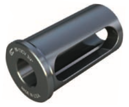 VDI Style Toolholder Bushing - Type "CV" - (OD: 1-1/4" x ID: 1/4") - Part #: CNC 86-12CV 1/4" - Apex Tool & Supply