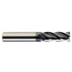 3/8 x 3/8 x 7/8 x 2-1/2 4Fl .030 C/R Carbide End Mill - TiALN - Apex Tool & Supply