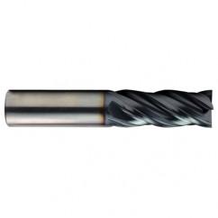 1/2 x 1/2 x 2-1/2 x 4 4Fl  Square Carbide End Mill - TiALN - Apex Tool & Supply