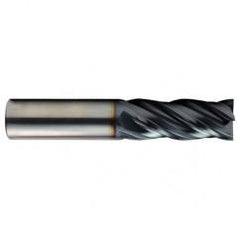 1/4 x 1/4 x 3/4 x 2-1/2 4Fl  Square Carbide End Mill - TiALN - Apex Tool & Supply