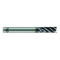 3/8 x 3/8 x 1/2 x 2 5Fl  Square Carbide End Mill - TiALN - Apex Tool & Supply