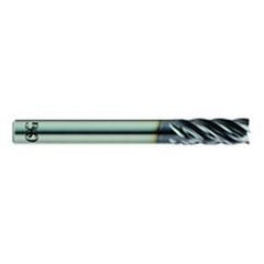 3/8 x 3/8 x 1/2 x 2 5Fl  Square Carbide End Mill - TiALN - Apex Tool & Supply
