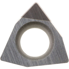 WBGW 15151 SE KBN25M, 1/64″ Corner Radius, 3/32″ Thick, 3/16″ Inscribed Circle, MEGACOAT, Trigon, Turning Indexable Insert - Exact Industrial Supply