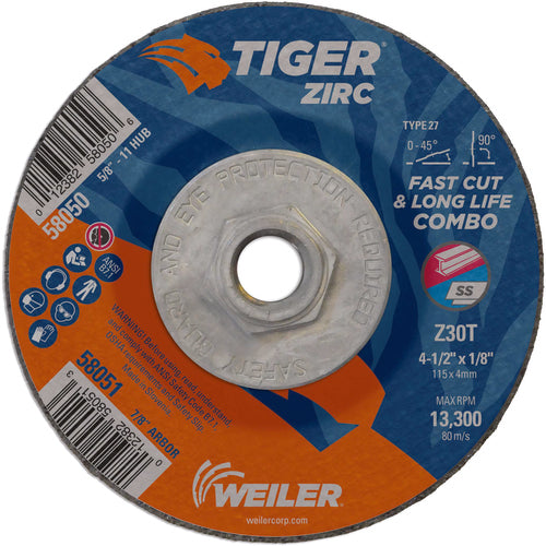 6X1/8X7/8 Z30T ZIRC T27 COMBO WHEEL - Apex Tool & Supply