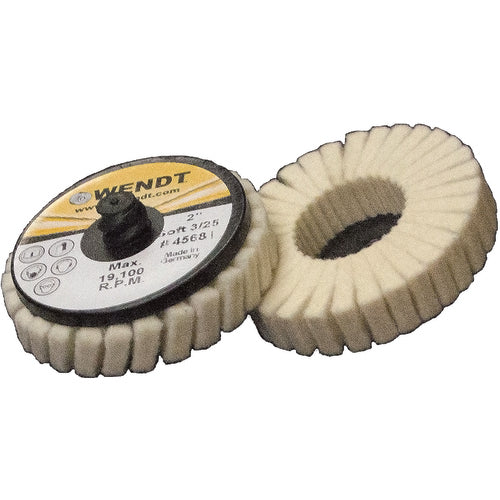 3″ SOFT ROLL ON FELT POL MINI FLAP - Apex Tool & Supply