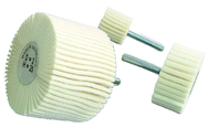 3 x 2 x 1/4" - MED - Felt Polishing Flap Wheel - Apex Tool & Supply