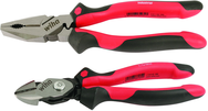 2 Pc. Set Industrial Soft Grip Linemen's Pliers and BiCut Combo Pack - Apex Tool & Supply