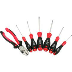 7PC SET PLIERS/SCREWDRIVERS - Apex Tool & Supply