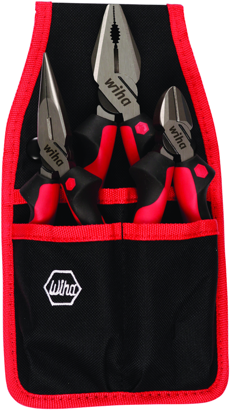 3 Pc set Industrial Soft Grip Pliers and Cutters - Apex Tool & Supply