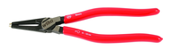 Straight Internal Retaining Ring Pliers 1.5 - 4" Ring Range .090" Tip Diameter with Soft Grips - Apex Tool & Supply