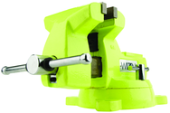 1550, High-Visibility Safety Vise, 5" Jaw Width, 5-1/4" Jaw Opening - Apex Tool & Supply