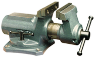 SBV-65, Super-Junior Vise, Swivel Base, 2-1/2" Jaw Width, 2-1/8" Jaw Opening - Apex Tool & Supply