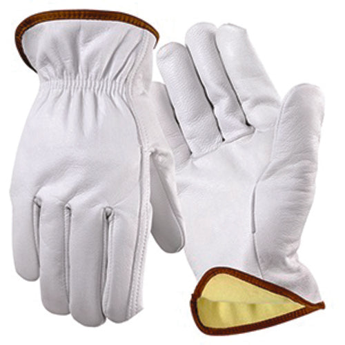Size L Goatskin Leather Cut Glove Y0103L - Apex Tool & Supply