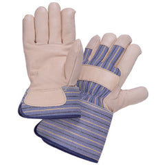 Size S Grain Leather Palm Safety Cuff Glove Y2008S - Apex Tool & Supply